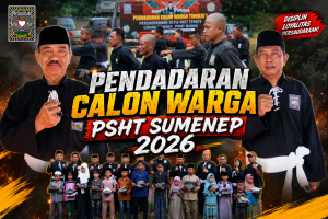 Pendadaran PSHT Sumenep 2026, Gembleng Fisik, Mental, dan Spiritual Calon Warga