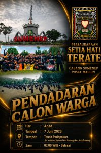 Usai Latihan Persamaan dan Pembekalan, 108 Calon Warga PSHT Sumenep Siap Ikuti Pendadaran