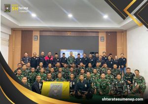 Pengurus PSHT Cabang Sumenep Silaturahmi dengan YON TP 931/KJ Sumenep